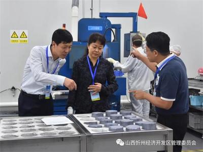 忻州市人大常委会《山西省开发区条例》执法检查组来忻州经济开发区执法检查
